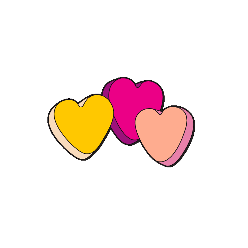 Heart Love Sticker by The Juan Casal Studio