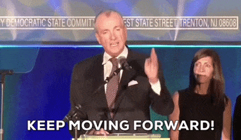 Keep Moving Forward New Jersey GIF by GIPHY News