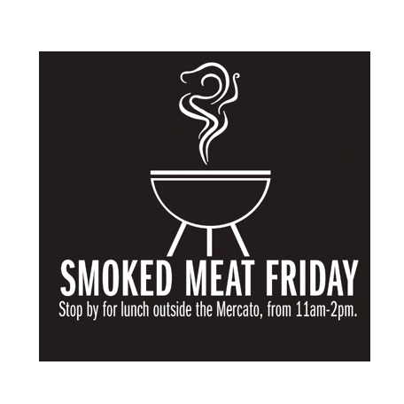 Friday Meat Sticker by The Mercato
