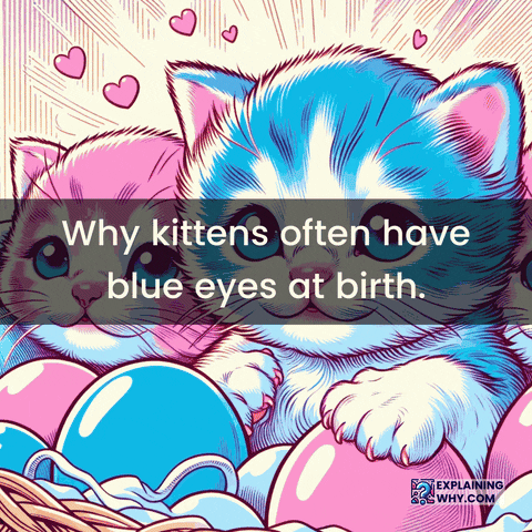 Blue Eyes Kittens GIF by ExplainingWhy.com