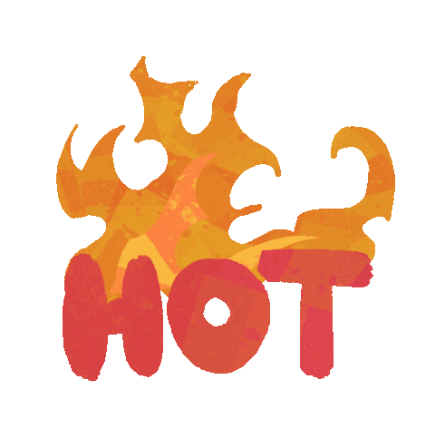 Hot Summer Sticker by zandraart