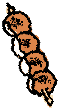 Mitarashi Dango Sticker