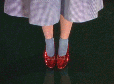 Image result for ruby slippers gif