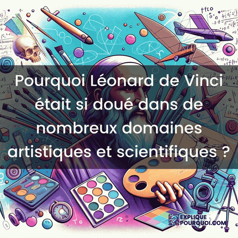 Léonard De Vinci GIF by ExpliquePourquoi.com