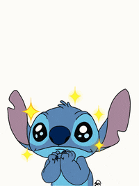 LINE Official Stickers  Stitch  Angel Example with GIF Animation