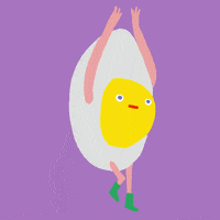 Happy Boiled Egg GIF by curly_mads