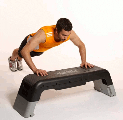 Build Bigger Chest Workout - incline push up