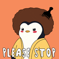 Stop Now No GIF by Pudgy Penguins