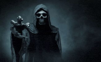 The Grim Reaper Skeleton GIF