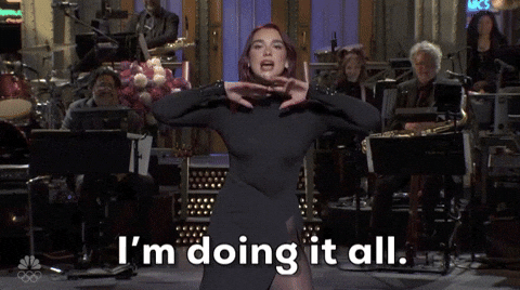 Dua Lipa Snl GIF by Saturday Night Live
