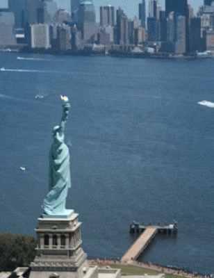Melting Statue Of Liberty GIF - Find & Share on GIPHY