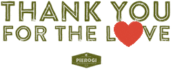 The Love Thank You Sticker by Little Foot Foods