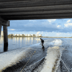 On My Way Wake Boarding GIF