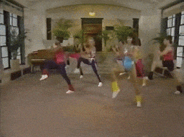 80s aerobics GIF