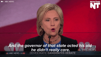 hillary clinton flint GIF by NowThis 