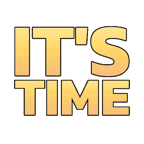 Its Time Sticker