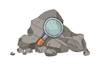 Rock Lens Sticker