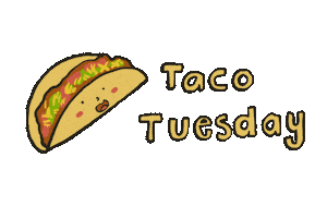 Taco Sticker by cypru55