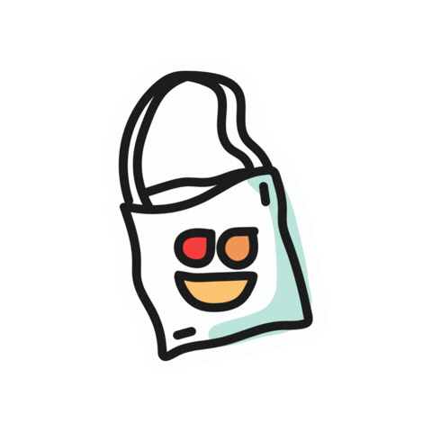 Tasche Jutebeutel Sticker by Europlasma