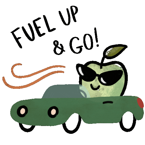 Car Apple Sticker by Gabe