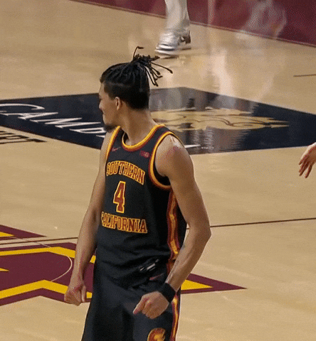 Basketball Hoops GIF by USC Trojans
