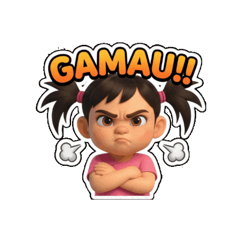 Gamau Sticker by Indosiar