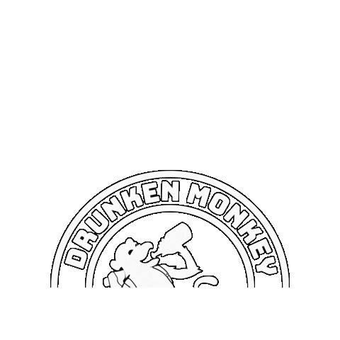 Drunken Monkey Hostel Sticker