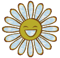 Happy Flower Sticker
