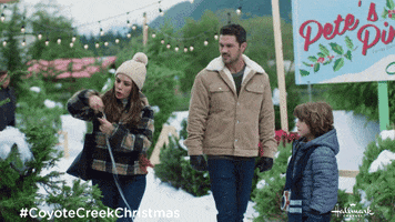 Christmas Tree Dylan GIF by Hallmark Channel