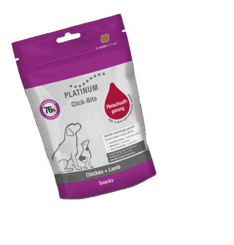 Dog Snacks Sticker by PLATINUM