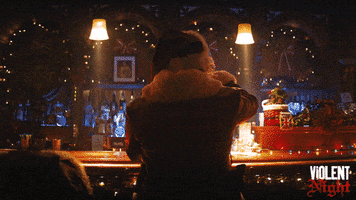 Drunk Christmas GIF by Violent Night