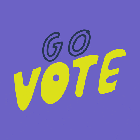Vote Go GIF by BrittDoesDesign