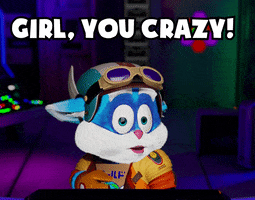 Youre Crazy Space Cat GIF by Space Cat Arooroo