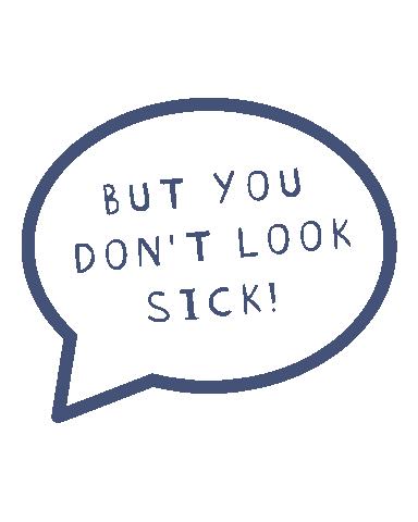 Sick Speech Bubble Sticker by Guts Charity UK