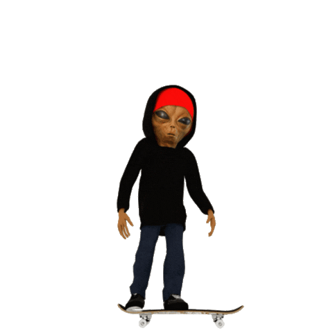 Tony Hawk Skateboarding Sticker by Lil Mayo