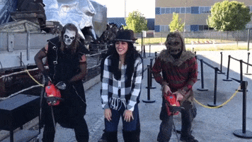 haunted house horror GIF by WFAA