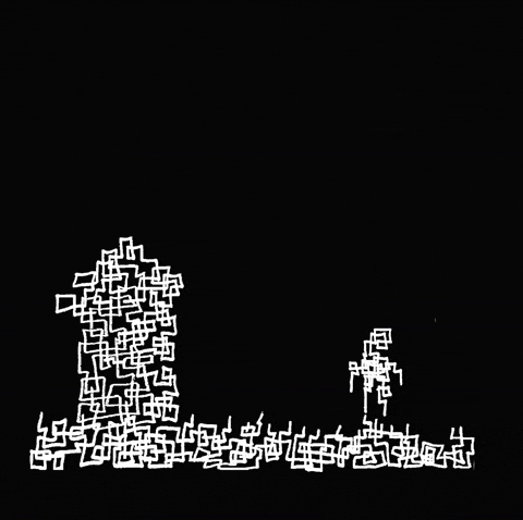 Black And White Animation GIF by Tienqa
