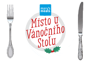 Christmas Dinner Sticker by Mary's Meals CZ