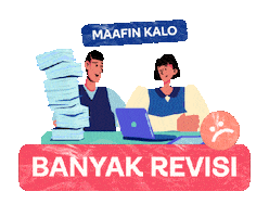 Sorry Work Sticker by Inspigo