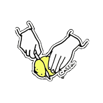 Cutting When Life Gives You Lemons Sticker by Cassia