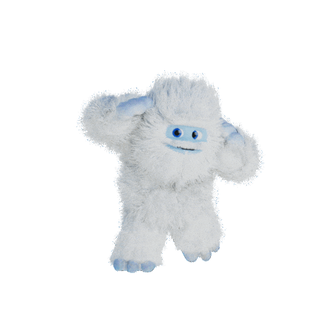 Abominable Snowman Yeti Sticker by Hectic Events