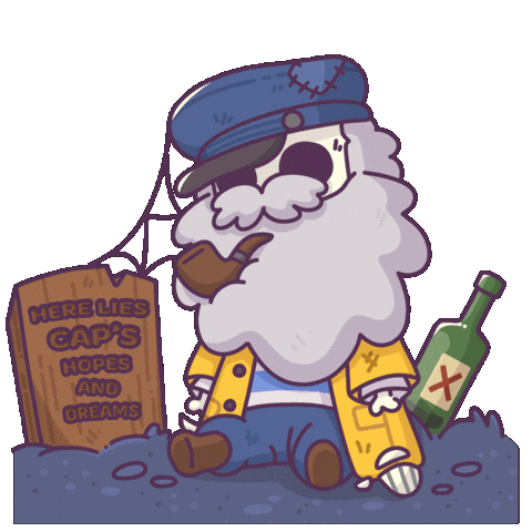 Sad Giving Up Sticker by Castaways