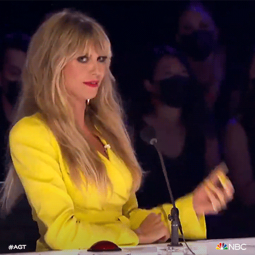 Heidi Klum Hair Flip GIF by America's Got Talent