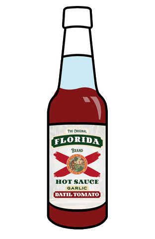 Hot Sauce Sticker by The Original Florida Brand Hot Sauce