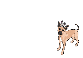 Dog Cartoon Sticker by Prairie Paws Adoption Center