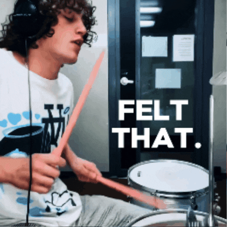 porterbliquez drums drummer relatable drumming GIF