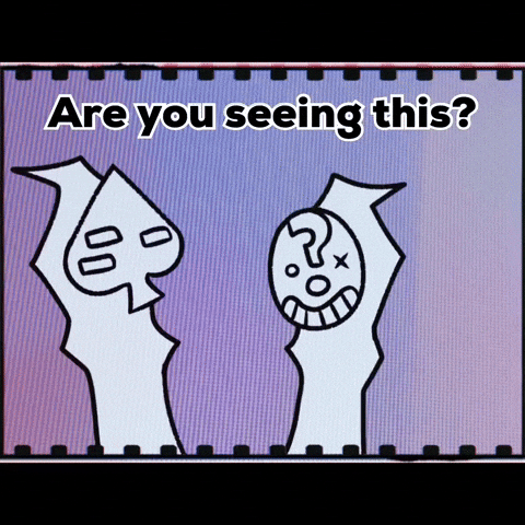 Man Seeing GIF