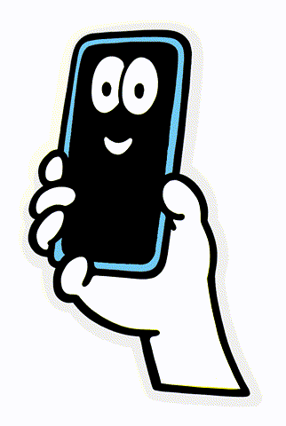 Mobile Phone Apple Sticker by Mr A Hayes