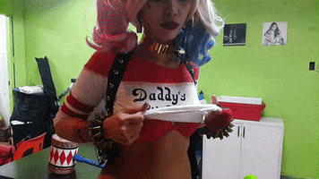 izzycortez deadpool harley quinn suicide squad GIF