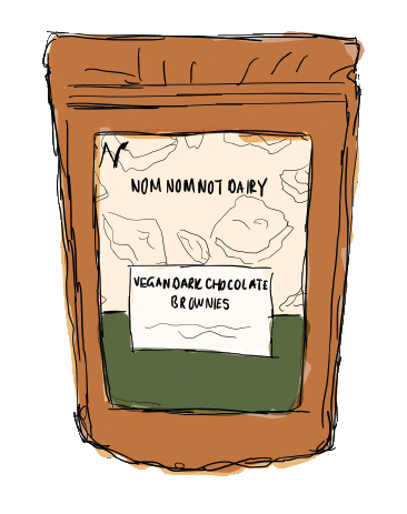 Nom Nom Not Dairy Sticker